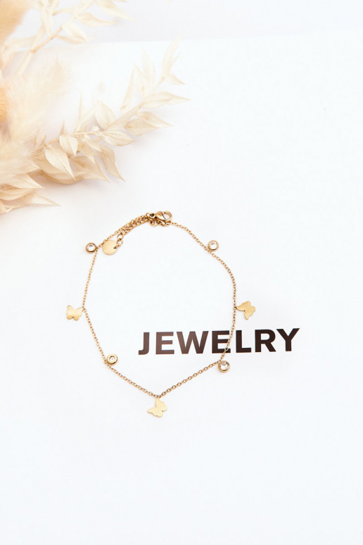 Pahkluu käevõru  Kuldset värvi