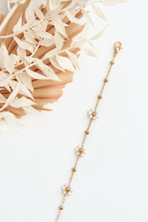  Käevõru valgete õitega Kuldset värvi