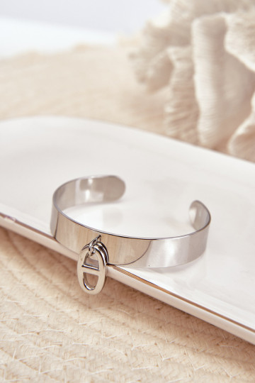 Käevõru kaunistustega Stal Nierdzewna Hõbedat värvi 2