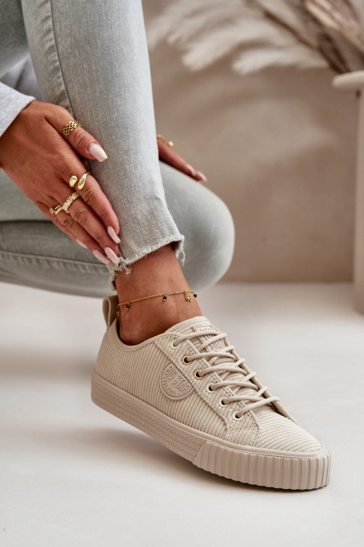  naiste saapad voodriga Big Star OO274812 Hi-Poly System beeži värvi