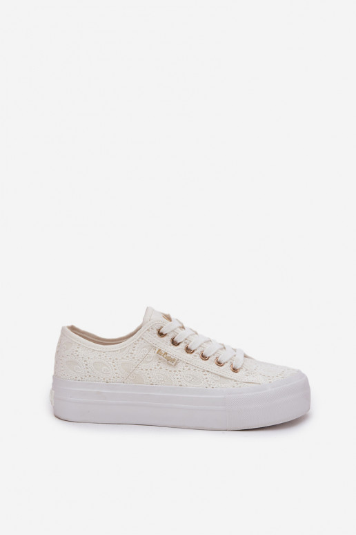 naiste saapad pitsilised Lee Cooper LCW-25-31-3438L valget värvi