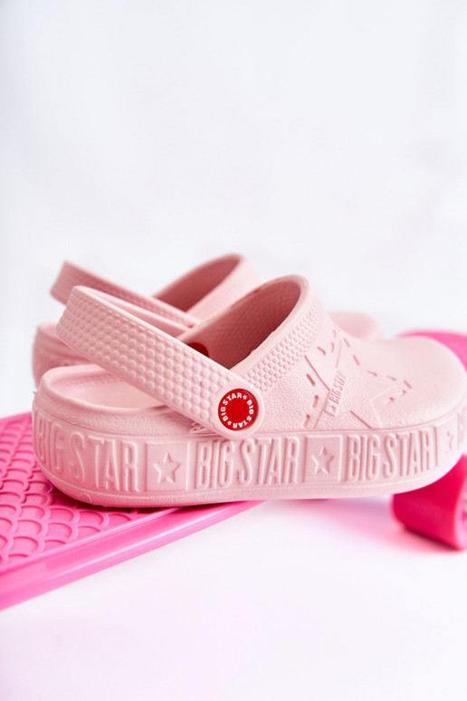 Laste jalanõud Kerged lehvidega  Big Star II375007 Tumeroosad värvi