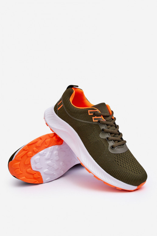   Sportliku stiiliga jalanõud nööritavad khakivärvi Jasper