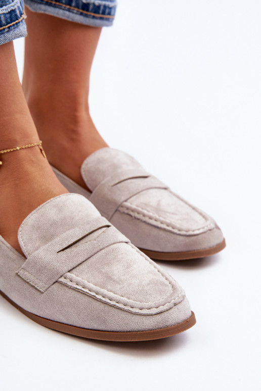   Mokassiinid Halli värvi Olevin