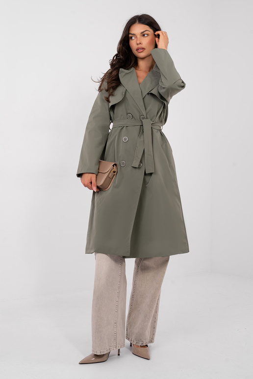 Pikk kasukas khaki värvi