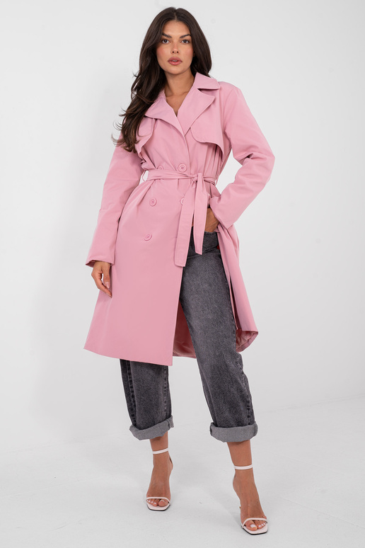 Płaszcz-IT-PL-FL8808.32-jasny różowy
