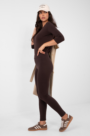 Leggingsid tumepruunid