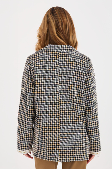 Must-kollane bleiser