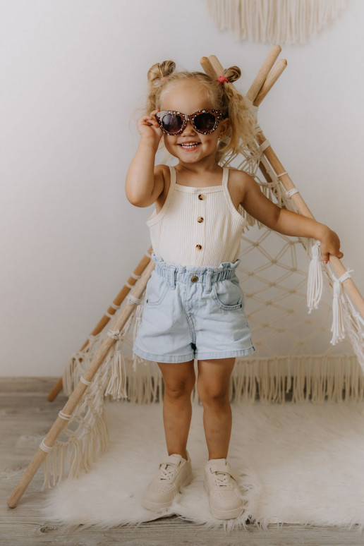 Laste spordijalatsid krõpsudega kinnitatav beeži värvi Elike