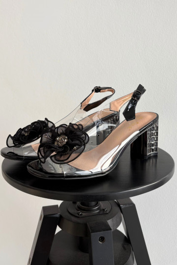 sandaalid kõrge jämeda kontsaga kaunistustega D&A MR52-238 msuud