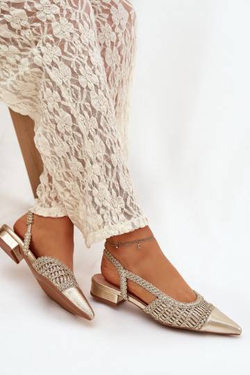 Naistesandaalid   Kuldset värvi Nivorra