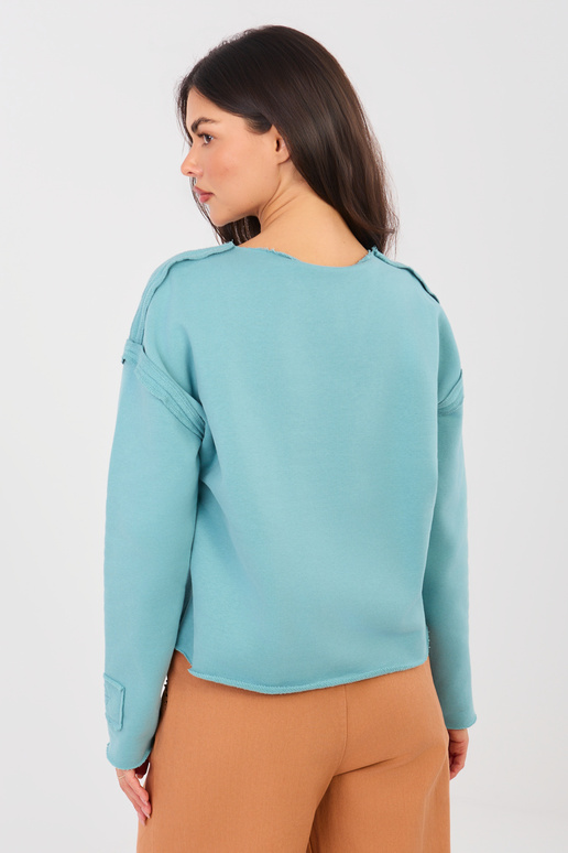 NS džemper türkiissinine