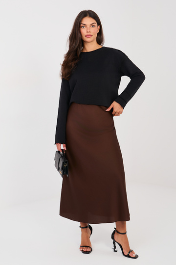 Tumesinine lukuga džemper must