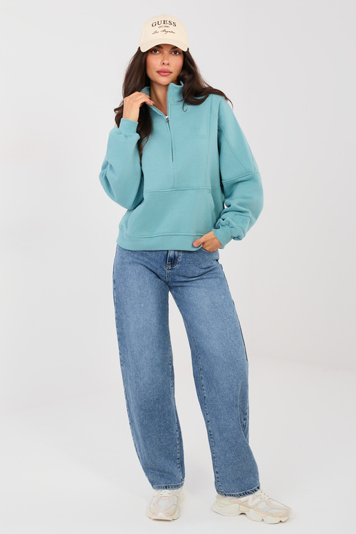 tumesinised teksapüksid