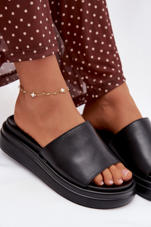 naiste plätud platvormiga Must Tanelisse