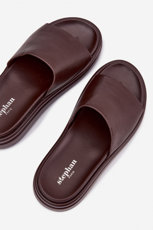 naiste plätud platvormiga Czekoladowe Tanelisse