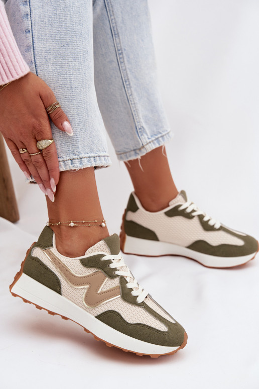 spordijalatsid  platvormiga Rohelist värvi Janelora