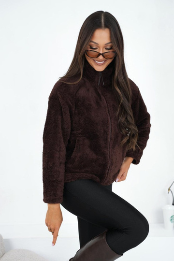 tumepruun bomberjakk