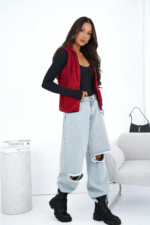 tume punane vest
