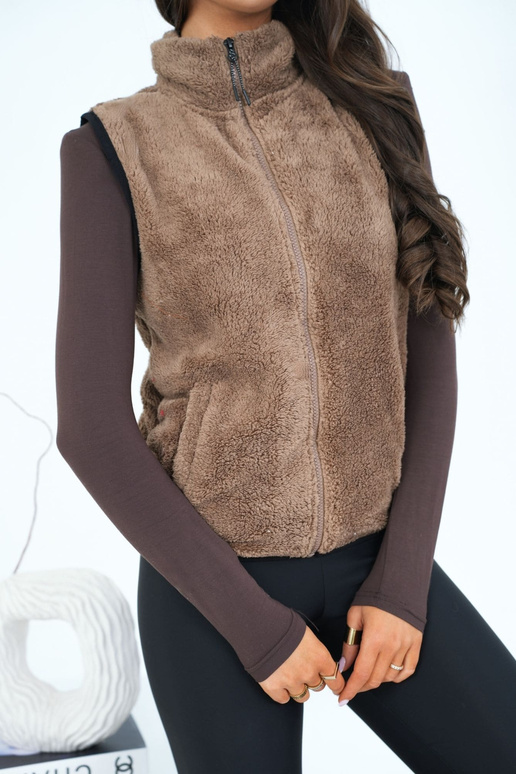 Tume liivakarva vest
