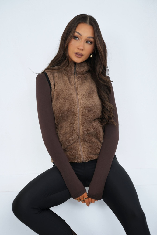Tume liivakarva vest