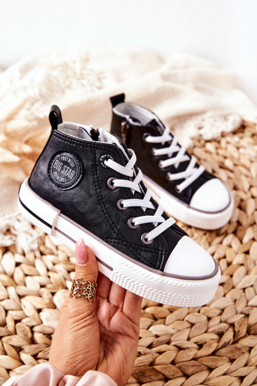 Laste kingad kiviklibuga BIG STAR II374003 Must