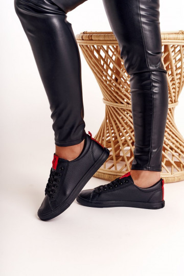 Stiilsed spordijalatsid naturaalsest nahast  BIG STAR DD274687 Must 2