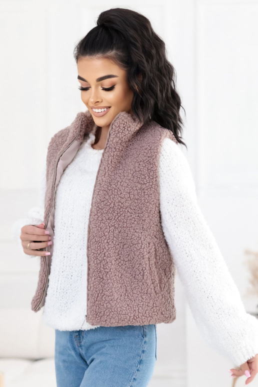 Tume liivakarva vest