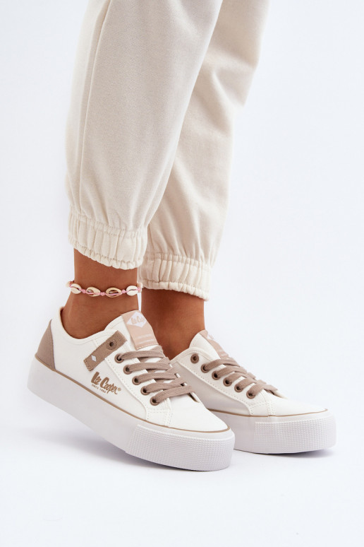 Riidest naiste saapad Lee Cooper LCW-24-31-2198 valget värvi