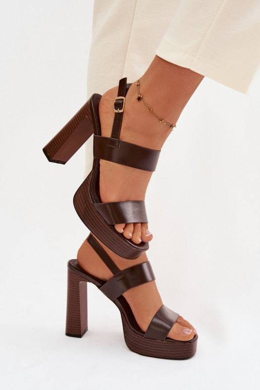 Naistesandaalid  Eko   Czekoladowe Hanelia