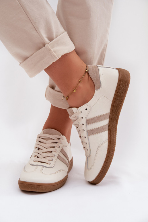 Zazoo N1068 Pealhk Sellel ondal Sneakers tüüpi jalanõud Pealiste omad beeži värvi