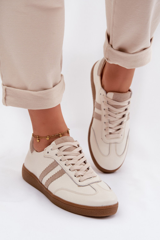 Zazoo N1068 Pealhk Sellel ondal Sneakers tüüpi jalanõud Pealiste omad beeži värvi