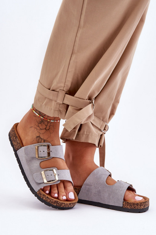 Sisselibistatavad sussid  Halli värvi Cortina