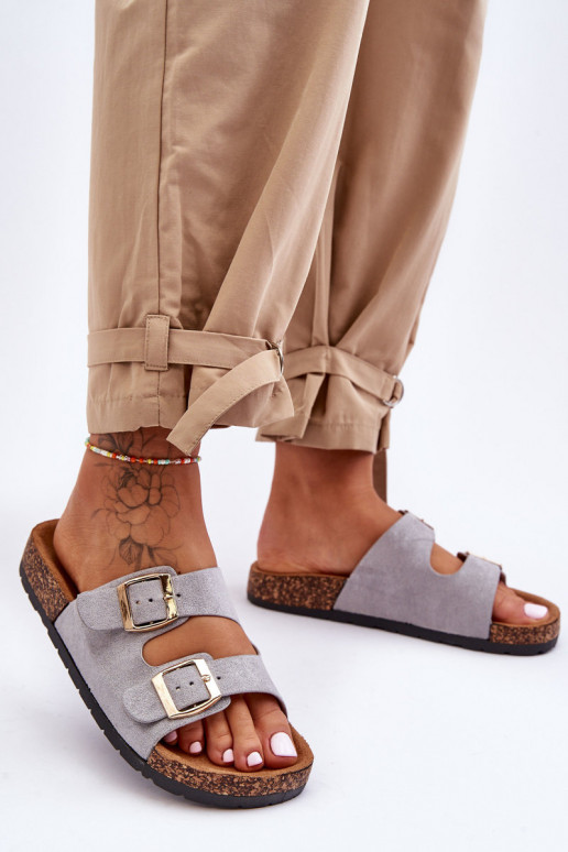 Sisselibistatavad sussid  Halli värvi Cortina