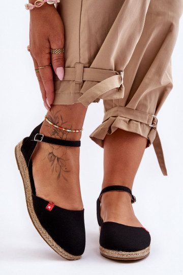  espadrillid platvormiga Big Star FF274526 Must 2