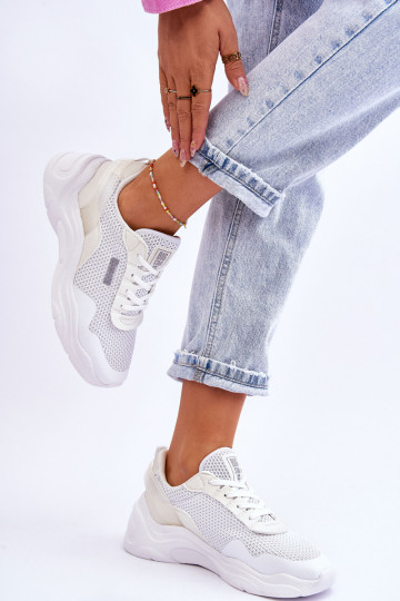  Riidest spordijalatsid Memory Foam System Big Star LL274A064 valget värvi 2