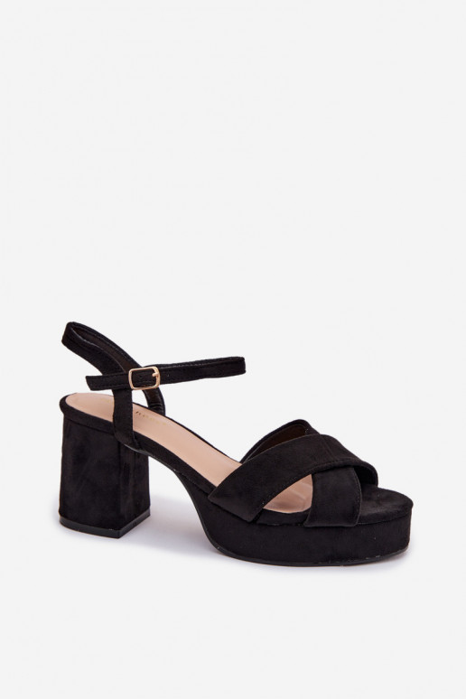 Naistesandaalid Must Janelia