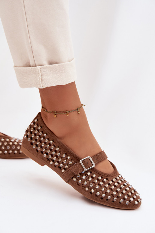 Baleriinad   säravate kristallidega I em pruunid värvi Wilvessa