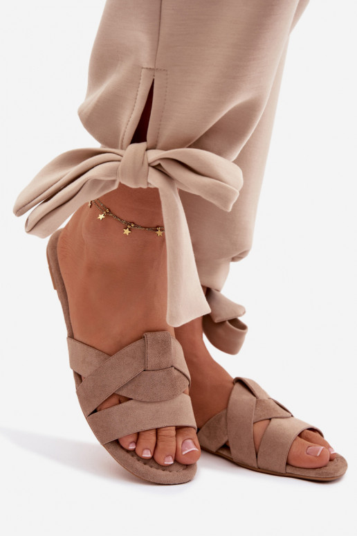 sileda tallaga naiste plätud Triipudega beeži värvi Pavelle