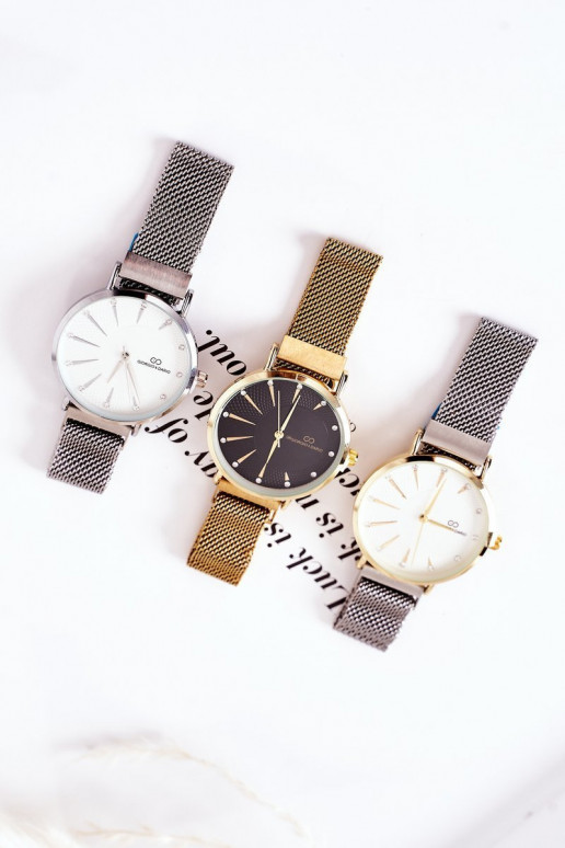 Naiste käekell  Mesh Giorgio&Dario halli-Kuldset värvi