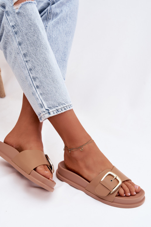 naiste plätud  beeži värvi Rosivana