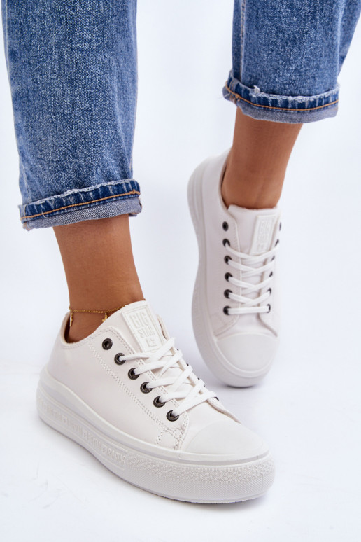  naiste saapad voodriga valget värvi Big Star MM274029