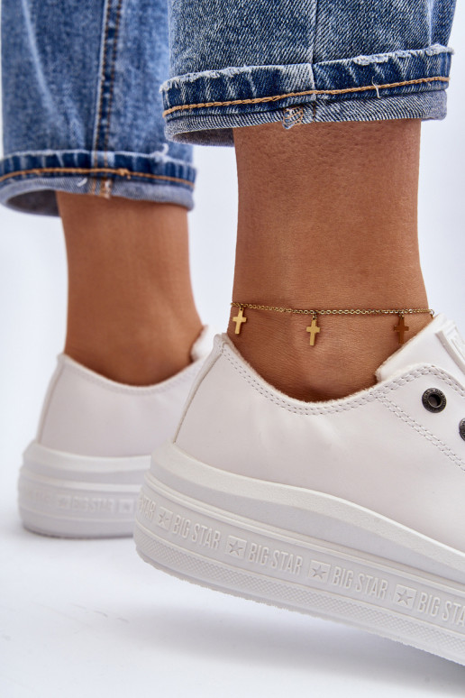  naiste saapad voodriga valget värvi Big Star MM274029
