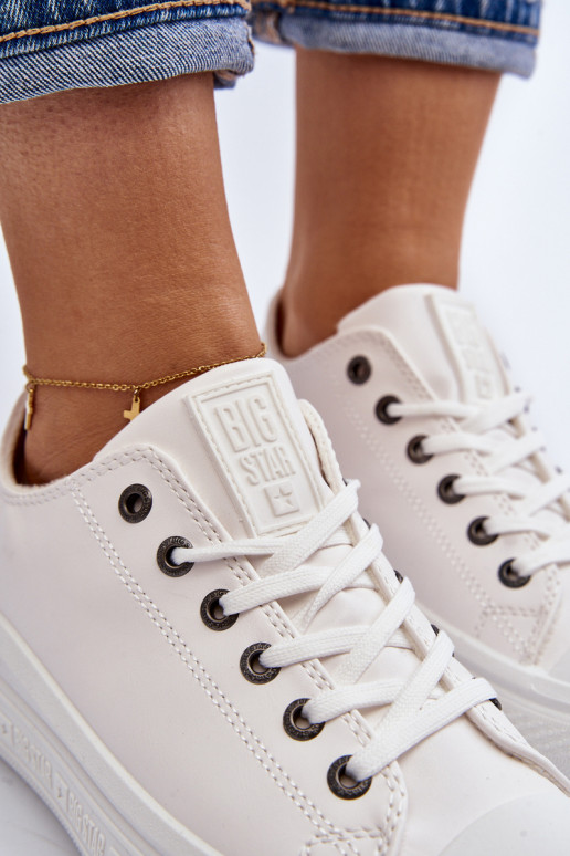  naiste saapad voodriga valget värvi Big Star MM274029