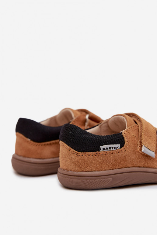 Nahksed barefoot laste kingad Lisa teema Bartek 8600563 pruun