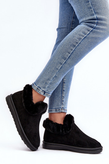  nööpidega lumesaapad  karusnahaga Must Pilani