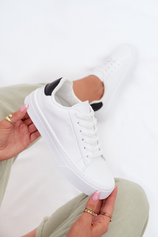  tüüpi jalanõud  eko-nahast Big Star TT274928 HI-POLY SYSTEM valget värvi