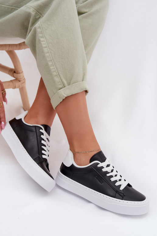  tüüpi jalanõud  eko-nahast Big Star TT274927 HI-POLY SYSTEM Must