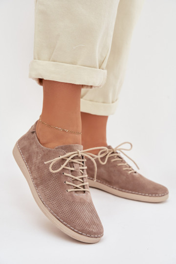 jalatsid  Z Naturalnego Zamszu S.Barski LR61-7080 beeži värvi 2