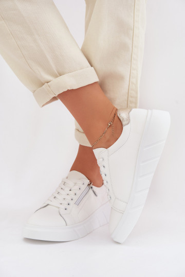   jalatsid  tõmblukuga valget värvi Althea